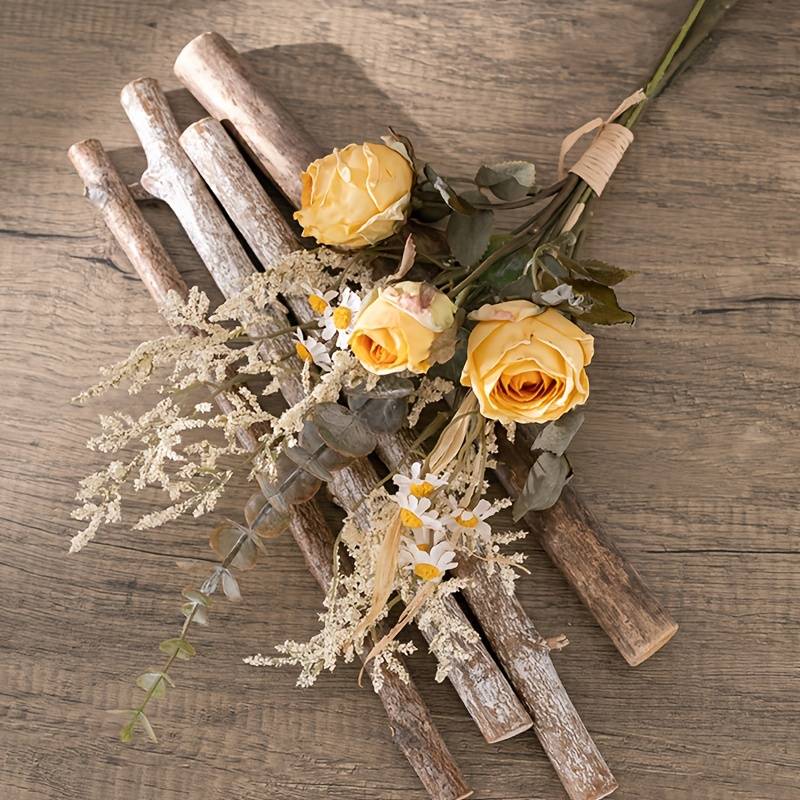 Artificial Rose Flowers, Simulation Dried Burnt Rose Bouquet With Stem, For  Wedding Birthday Bridal Shower Decor, Fall Halloween Thanksgiving Xmas  Decor, Home Room Desk Wall Decor, Photo Props - Temu United Arab